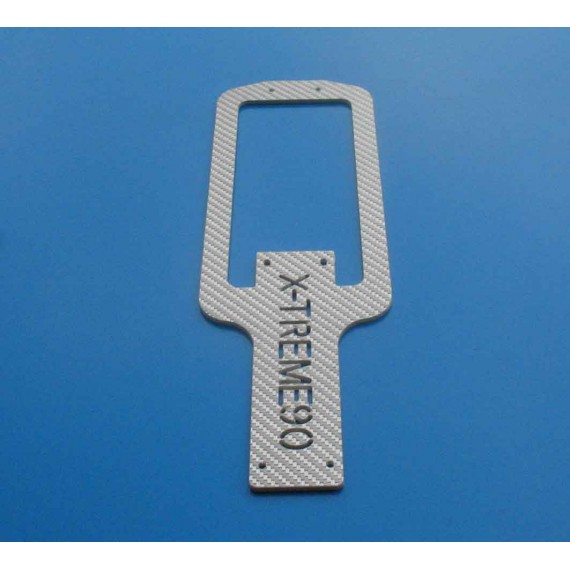 XT90-61084(2) Bottom Plate( Sliver) 2.5mm