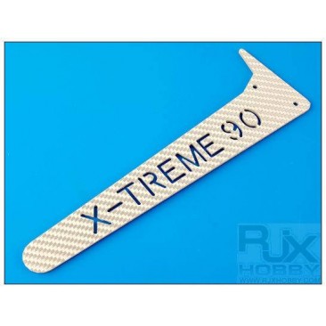 XT90-61118S B Vertical Fin (Silver) X-Treme