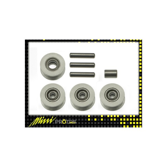 MSH41112 Alu CNC pulley set Mini