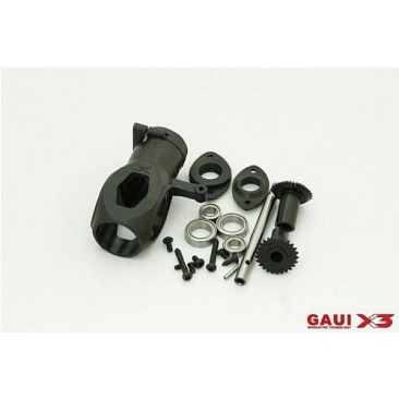 216119 X3 Tail Case Assembly (with gears)