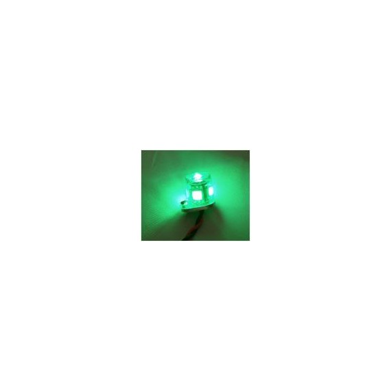 Luz redonda 1w 15mm verde