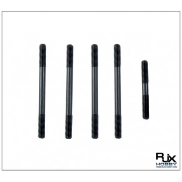 X600-61122A Metal Push Rods x5