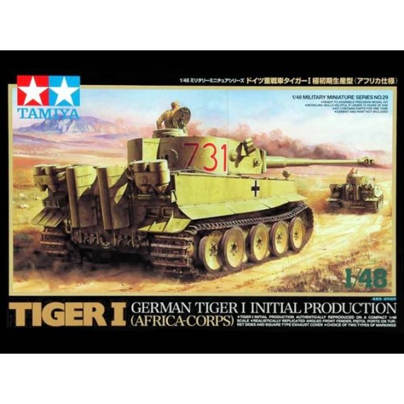 German Tiger I Initial Prod. - 1/48 (Africa-Corps)