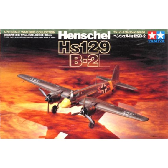 Henschel Hs129 B-2 1:72 Aircraft Model Kit